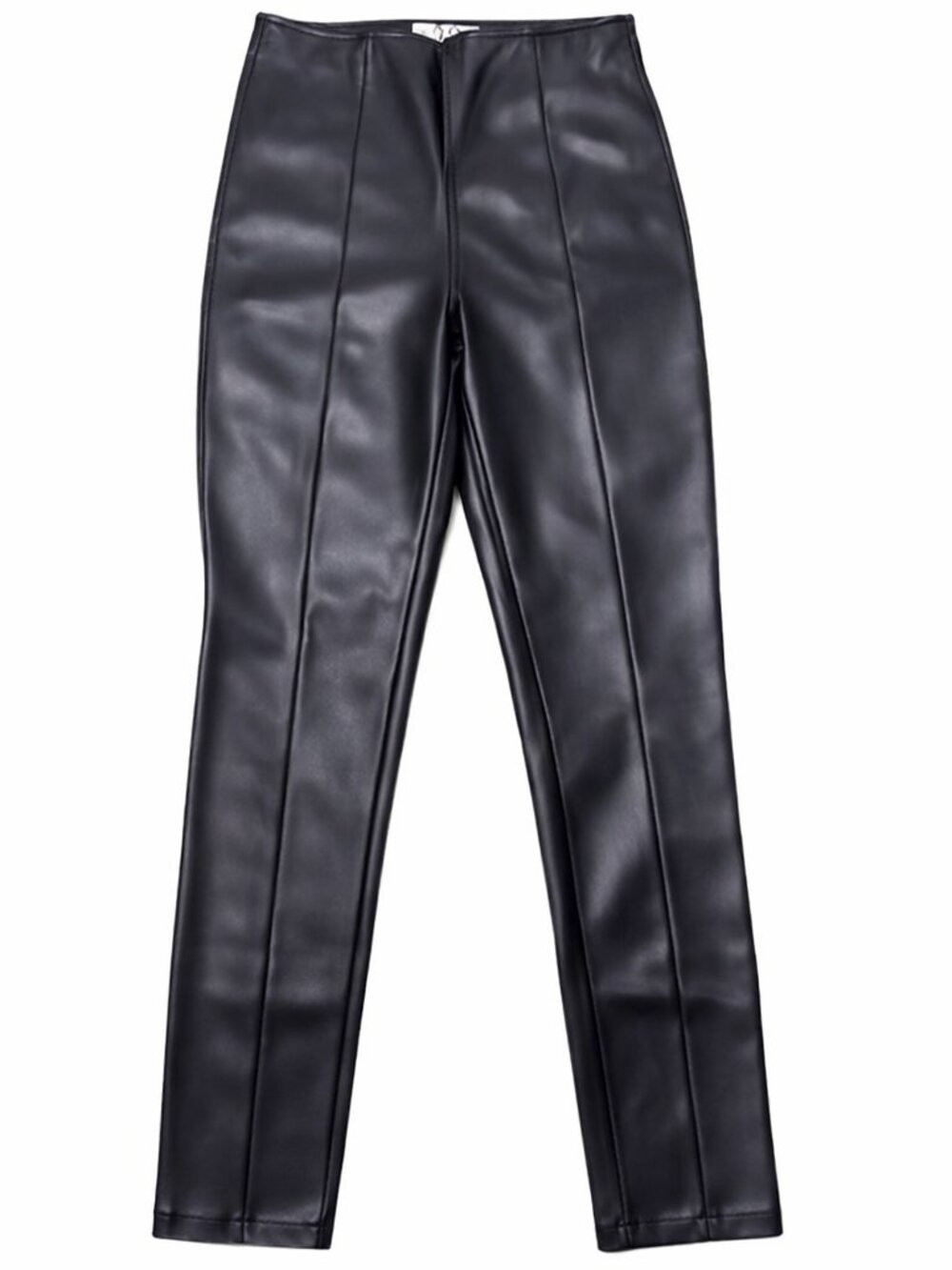 Free People We The Free Black Vegan Leather Skinny Pants Sz 29 High Rise Spitfir